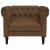 Scaun canapea Chesterfield Argyle Maro 78.5 x 74.5 x 74.5 cm GartenMobel Dekor