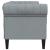 Canapea Chesterfield Argyle Gri deschis 182.5 x 74.5 x 74.5 cm GartenMobel Dekor
