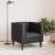 Scaun canapea Chesterfield Argyle Negru 71 x 74.5 x 70.5 cm GartenMobel Dekor