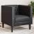 Scaun canapea Chesterfield Argyle Negru 71 x 74.5 x 70.5 cm GartenMobel Dekor