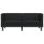 Canapea Chesterfield Argyle Negru 174 x 74.5 x 70.5 cm GartenMobel Dekor
