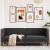 Canapea Chesterfield Argyle Negru 194 x 74.5 x 70.5 cm GartenMobel Dekor