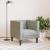 Scaun canapea Chesterfield Gri deschis 71 x 74.5 x 70.5 cm GartenMobel Dekor