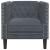 Scaun canapea Chesterfield Gri închis 71 x 74.5 x 70.5 cm GartenMobel Dekor