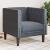 Scaun canapea Chesterfield Gri închis 71 x 74.5 x 70.5 cm GartenMobel Dekor
