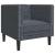 Scaun canapea Chesterfield Gri închis 71 x 74.5 x 70.5 cm GartenMobel Dekor
