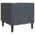 Scaun canapea Chesterfield Gri închis 71 x 74.5 x 70.5 cm GartenMobel Dekor