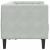 Canapea Chesterfield Gri deschis 174 x 74.5 x 70.5 cm Catifea GartenMobel Dekor