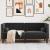 Canapea Chesterfield Argyle Negru 174 x 74.5 x 70.5 cm Catifea GartenMobel Dekor