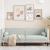 Canapea Chesterfield Gri deschis 194 x 74.5 x 70.5 cm Catifea GartenMobel Dekor