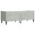 Canapea Chesterfield Gri deschis 194 x 74.5 x 70.5 cm Catifea GartenMobel Dekor