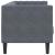 Canapea Chesterfield Gri închis 194 x 74.5 x 70.5 cm Catifea GartenMobel Dekor