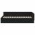 Cadru de pat colțar cu headboard Negru 80 x 200 cm GartenMobel Dekor
