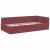 Cadru de pat colțar cu headboard bordo 80 x 200 cm GartenMobel Dekor