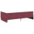 Cadru de pat colțar cu headboard bordo 80 x 200 cm GartenMobel Dekor
