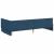 Cadru de pat colțar cu headboard albastru 80 x 200 cm GartenMobel Dekor
