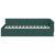 Cadru de pat colțar cu headboard Verde închis 90 x 200 cm GartenMobel Dekor