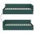 Cadru de pat colțar cu headboard Verde închis 90 x 200 cm GartenMobel Dekor