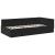 Cadru de pat colțar Altele cu headboard Negru 80 x 200 cm GartenMobel Dekor