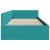 Cadru de pat colțar Altele cu headboard Turcoaz 80 x 200 cm GartenMobel Dekor