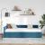Cadru de pat colțar Altele cu headboard albastru 90 x 190 cm GartenMobel Dekor