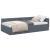 Cadru de pat colțar Altele cu headboard Gri închis 90 x 190 cm GartenMobel Dekor