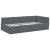 Cadru de pat colțar Altele cu headboard Gri închis 90 x 200 cm GartenMobel Dekor
