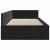 Cadru de pat colțar Altele cu headboard Negru 90 x 200 cm GartenMobel Dekor