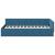 Cadru de pat colțar Altele cu headboard albastru 100 x 200 cm GartenMobel Dekor