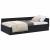 Cadru de pat colțar Altele cu headboard Negru 100 x 200 cm GartenMobel Dekor