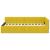 Cadru de pat colțar Altele cu headboard Galben 100 x 200 cm GartenMobel Dekor