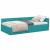 Cadru de pat colțar Altele cu headboard Turcoaz 100 x 200 cm GartenMobel Dekor