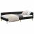 Cadru de pat colțar Altele cu headboard Negru 90 x 190 cm GartenMobel Dekor
