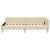 Cadru de pat colțar Altele cu headboard Manual Crem 90 x 190 cm GartenMobel Dekor