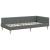 Cadru de pat colțar Altele cu headboard Gri închis 100 x 200 cm GartenMobel Dekor