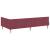Cadru de pat colțar Altele cu headboard bordo 100 x 200 cm GartenMobel Dekor