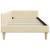 Cadru de pat colțar Altele cu headboard Crem 100 x 200 cm GartenMobel Dekor