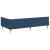 Cadru de pat colțar Altele cu headboard albastru 100 x 200 cm GartenMobel Dekor
