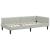Cadru de pat colțar cu headboard Manual Gri deschis 80 x 200 cm GartenMobel Dekor