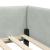 Cadru de pat colțar cu headboard Manual Gri deschis 80 x 200 cm GartenMobel Dekor