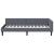 Cadru de pat colțar cu headboard Manual Gri închis 80 x 200 cm GartenMobel Dekor