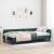 Cadru de pat colțar cu headboard Verde închis 80 x 200 cm GartenMobel Dekor