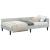 Cadru de pat colțar cu headboard Manual Gri deschis 90 x 190 cm GartenMobel Dekor