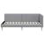 Cadru de pat colțar Altele cu headboard Gri deschis 80 x 200 cm GartenMobel Dekor