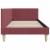 Cadru de pat colțar Altele cu headboard bordo 80 x 200 cm GartenMobel Dekor
