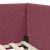 Cadru de pat colțar Altele cu headboard bordo 80 x 200 cm GartenMobel Dekor
