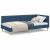 Cadru de pat colțar Altele cu headboard albastru 80 x 200 cm GartenMobel Dekor