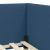 Cadru de pat colțar Altele cu headboard albastru 80 x 200 cm GartenMobel Dekor