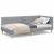 Cadru de pat colțar Altele cu headboard Gri deschis 90 x 190 cm GartenMobel Dekor