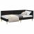 Cadru de pat colțar Altele cu headboard Negru 90 x 190 cm GartenMobel Dekor